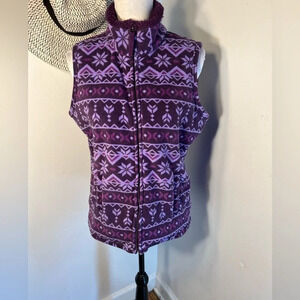 Great Northwest, Indigo, M, Sherpa lined, pocketed, full front w/zip fabric pull